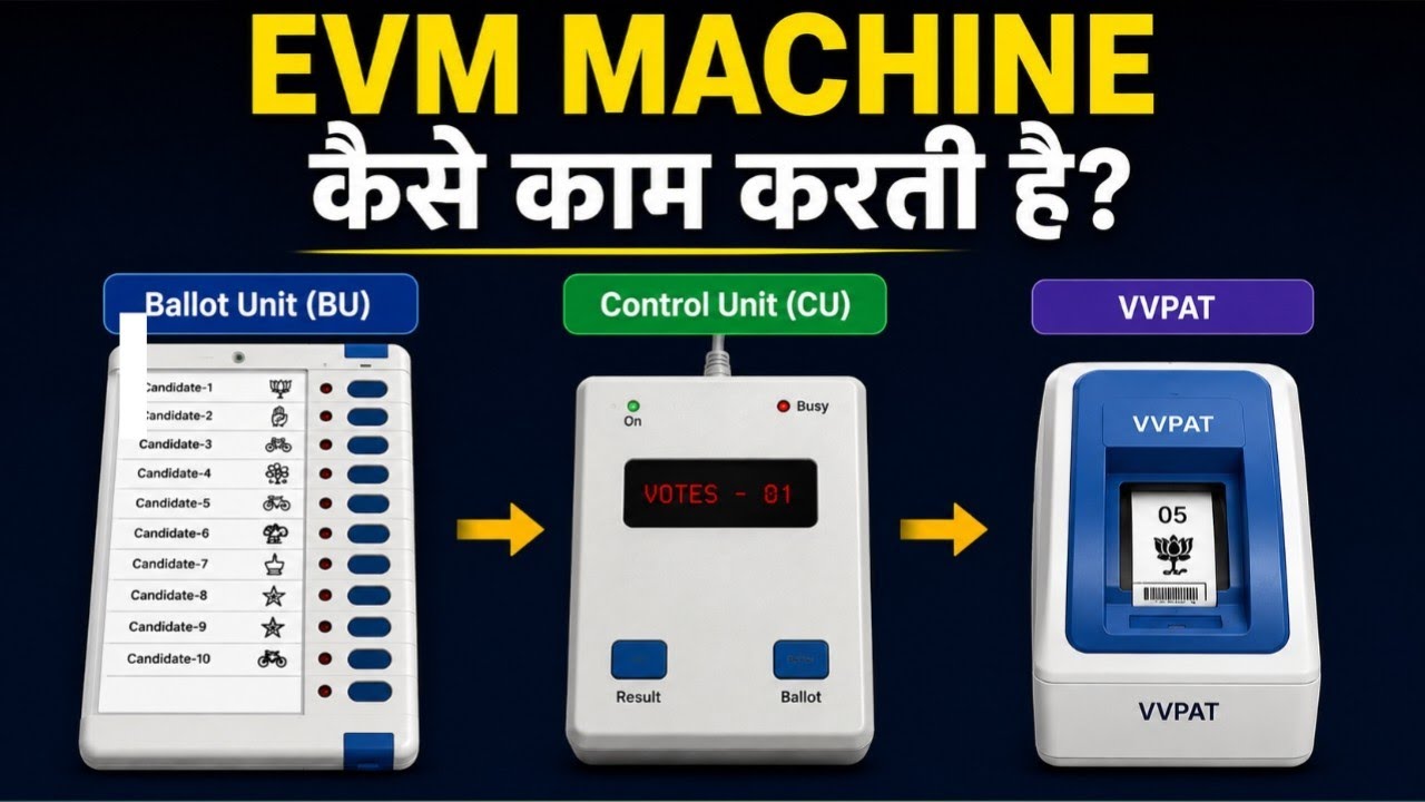 EVM Machine Kaise Kaam Karti Hai? 🤯 Kya EVM Hack Ho Sakti Hai? | EVM Ki Hidden Science Explained