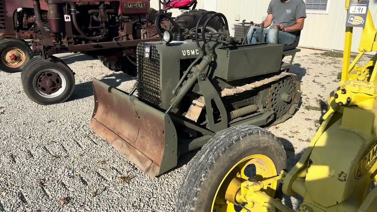 Rare Clark-Air CA-1 Airborne Bulldozer