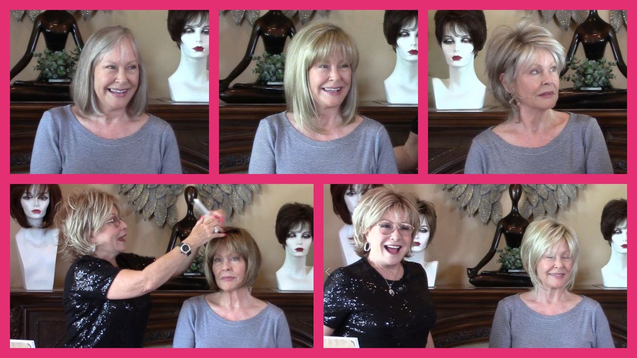 6 париков и накладок в крутых тонах на Сьюзен (официальное видео Godiva's Secret Wigs)
