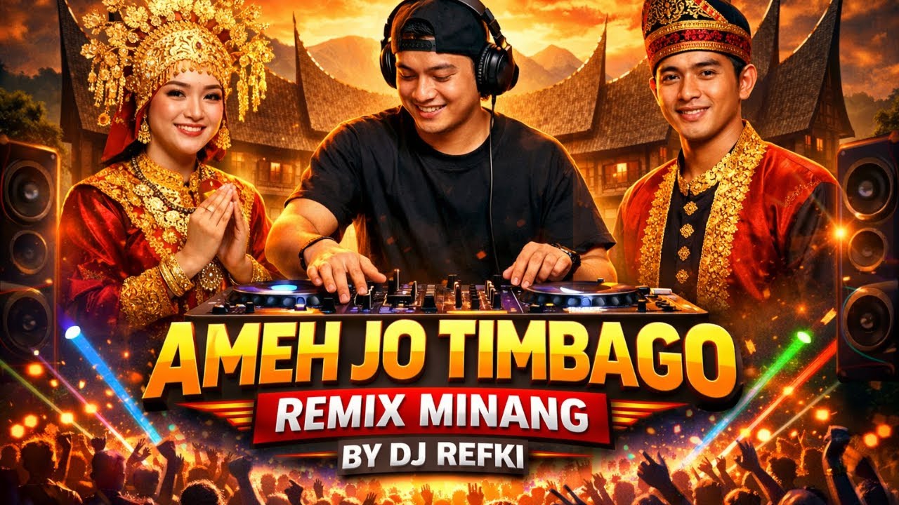 AMEH JO TIMBAGO 🔥 REMIX MINANG FULL BASS | DJ REFKI