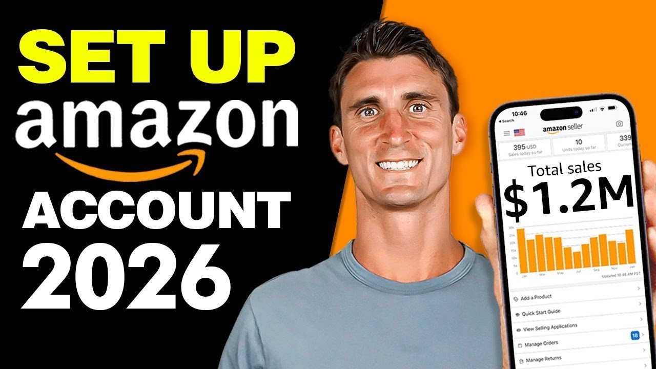 How I Set Up My Amazon FBA Seller Account (Easy 2026 Method)