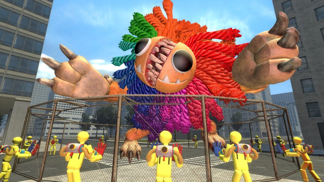 HUGE SCARY MONSTER YARNABY was imprisoned, but something went wrong... (Garry's Mod)
