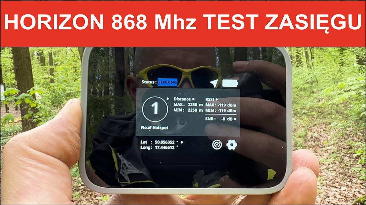 Полевые испытания антенны HORIZON 868 МГц 8 дБи, часть 2