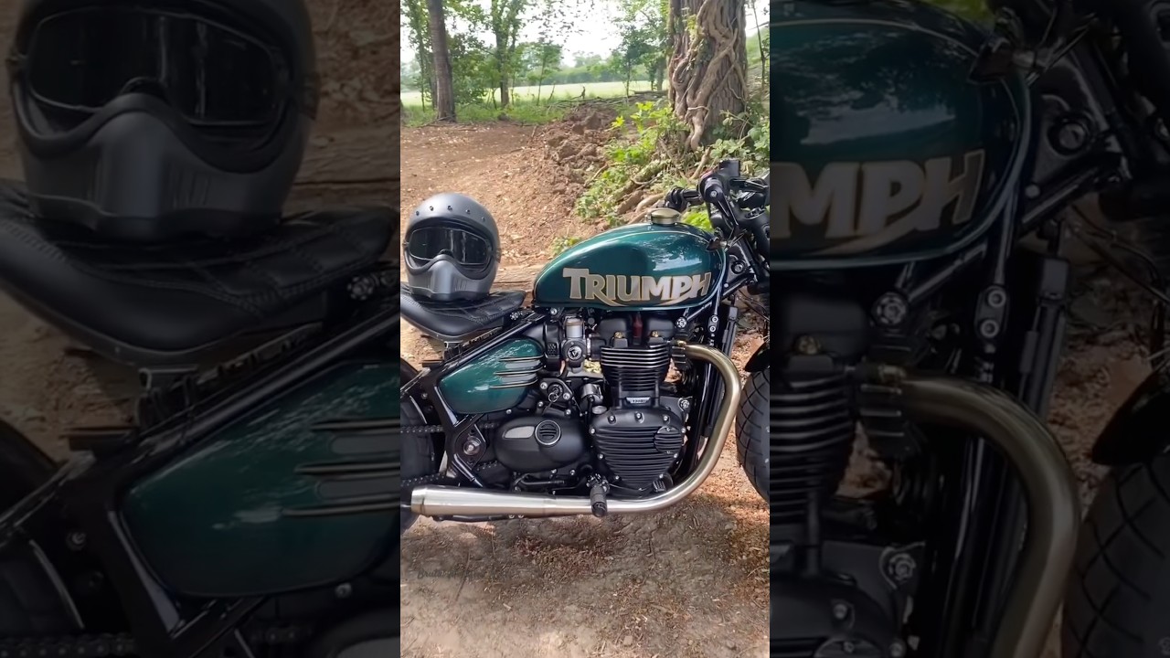 Hitchcox Exhaust For Triumph Bonneville Bobber | Hitchcox Pure Sound #triumphbobber #hitchcox #bike