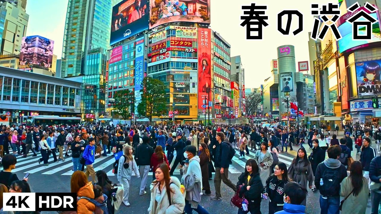 😍Spring Is Already Here! Huge Crowds at Miyashita Park & Shibuya Streets in Tokyo Jp  2026 4kHDR