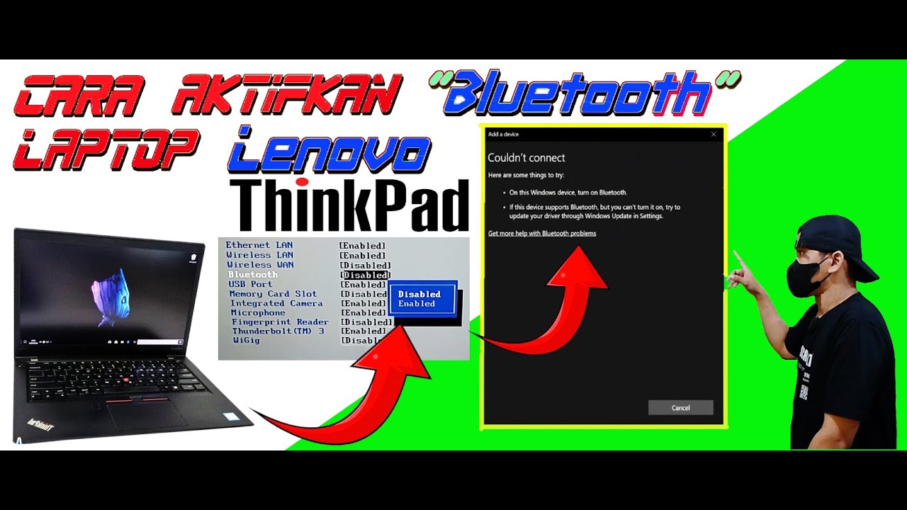 Cara Aktifkan [Enable] Bluetooth Lenovo Thinkpad [Work 100%]