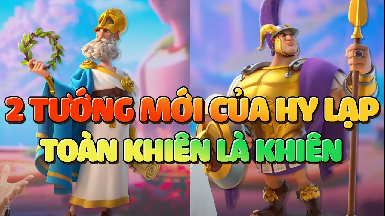 Bộ Skill 2 Tướng Hy Lạp: Pericles & Pyrrhus - Tạo Khiên, Tăng Hồi Máu + Tăng Tốc Độ Chạy, Kẹp Với Ai