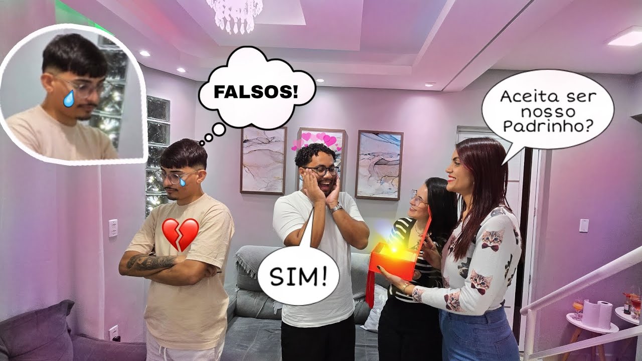 CHAMARAM O EVERTON PARA SER PADRINHO DE CASAMENTO SEM MIM😭💍 | trolagem | Casal Gay 🏳️‍🌈