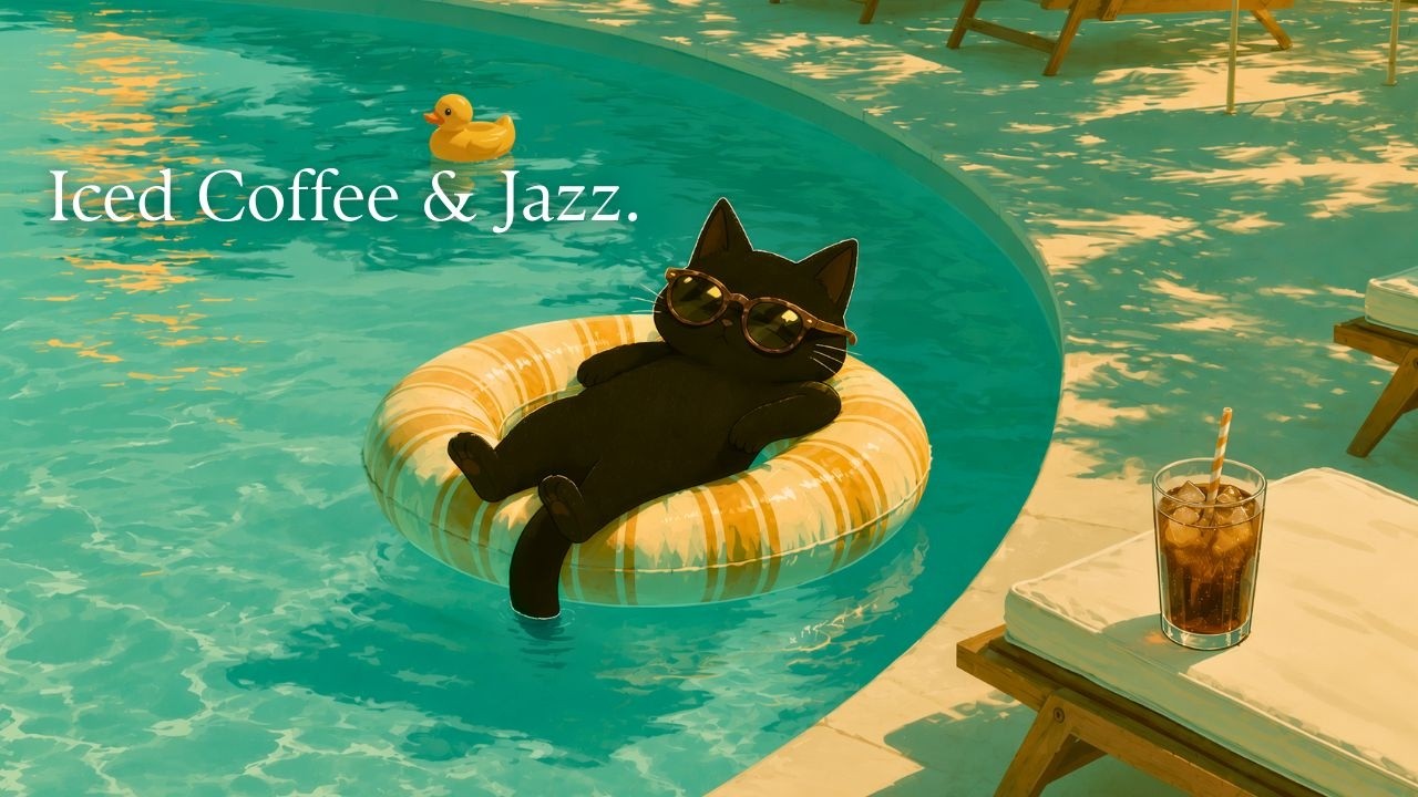 Iced Coffee & Jazz. &ndash; Relaxing Vintage Noir Jazz for Hot Summer Days, Unwinding & Sleep