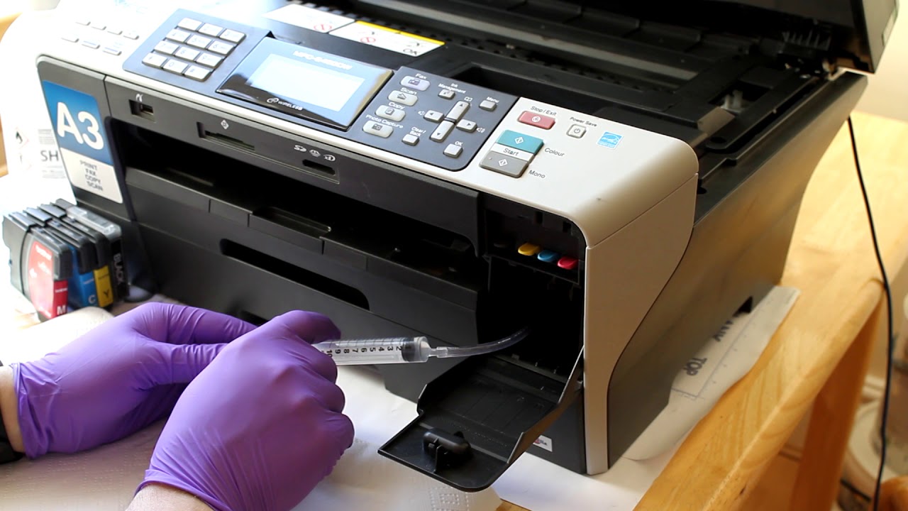 Brother MFC 6490CW Printer head Cleaning