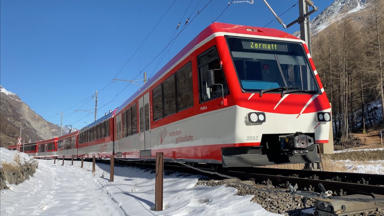 Trafic ferroviaire à Täsch