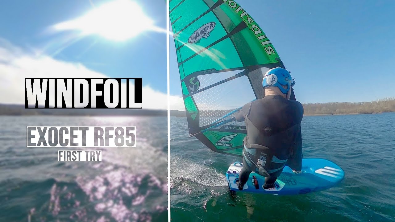 EXOCET RF85  DEDICATED WINDFOIL BOARD - FIRST TRY