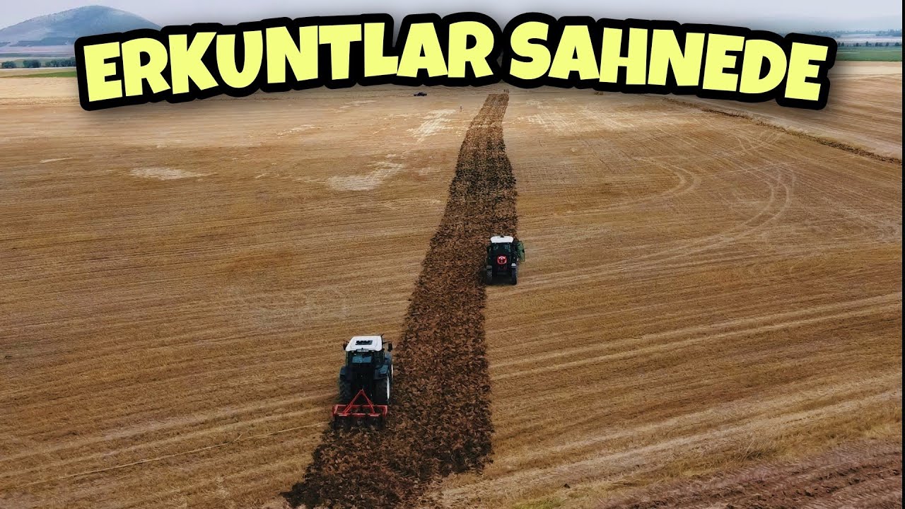 MISIR YERİ HAZIRLIĞI DERİN SÜRÜM. 110'LUK TRAKTÖRLERİN TARLA PERFORMANSI.