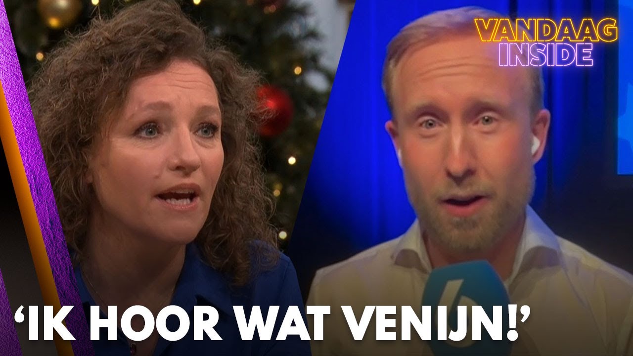 'Catfight' bij Vandaag Inside tussen Renske Leijten en Raymond Mens? 'Ik hoor wat venijn!'