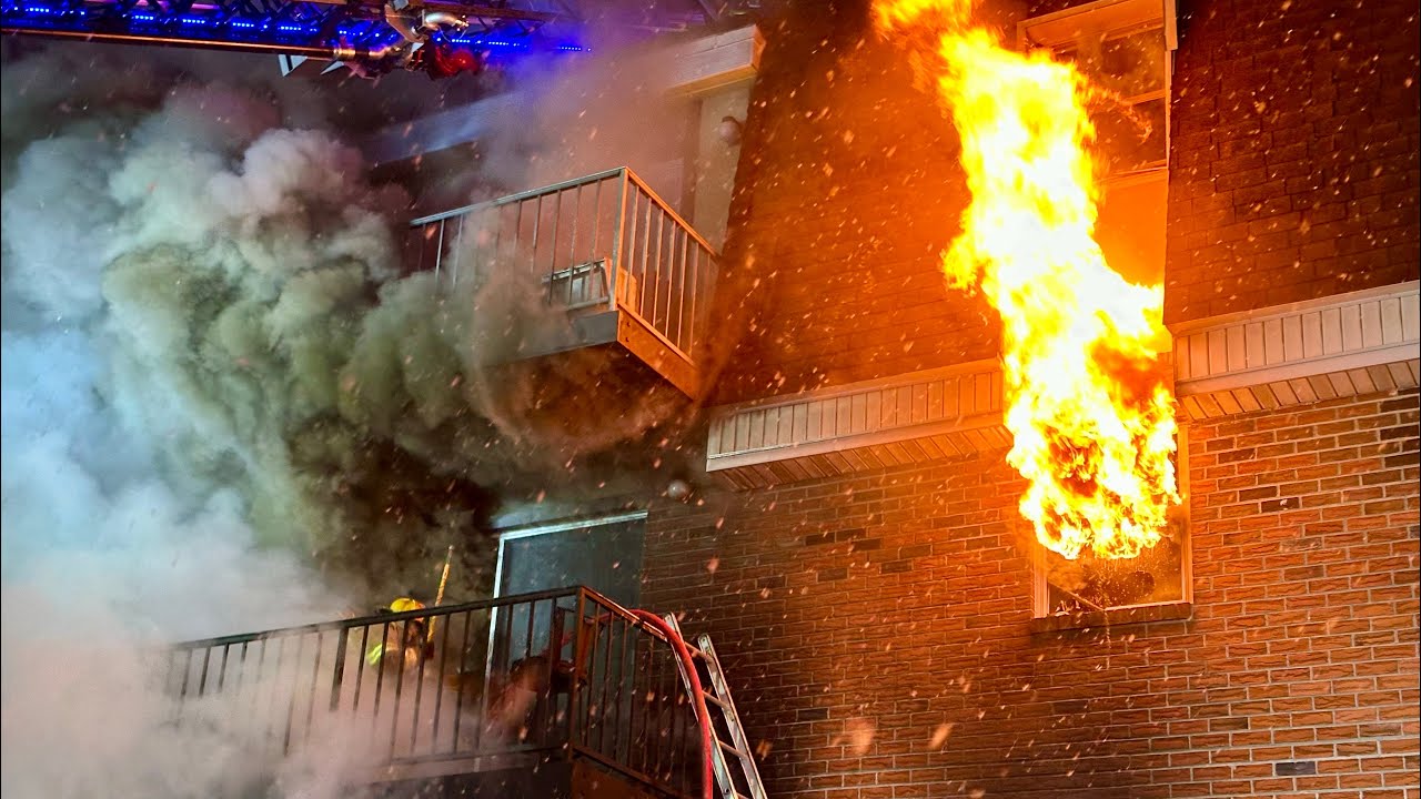 4th Alarm Apartment Building Fire, Whitehall, Pennsylvania - 12.13.25