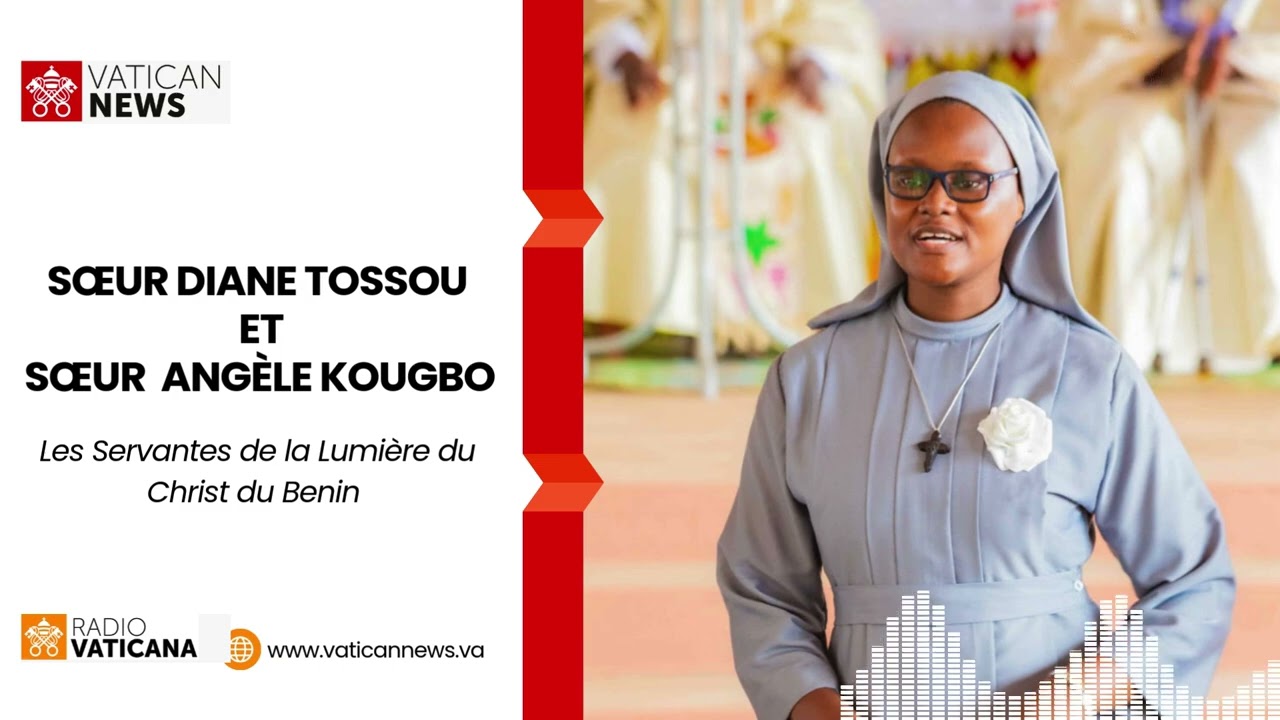 Sœur Diane Tossou  et sœur  Angèle Kougbo expriment la joie d'une vie consacrée