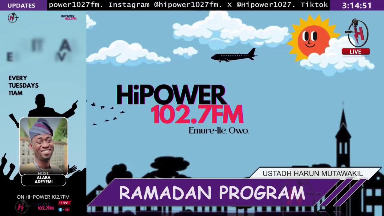 RAMADAN PROGRAM WITH USTADH HARUN MUTAWAKIL