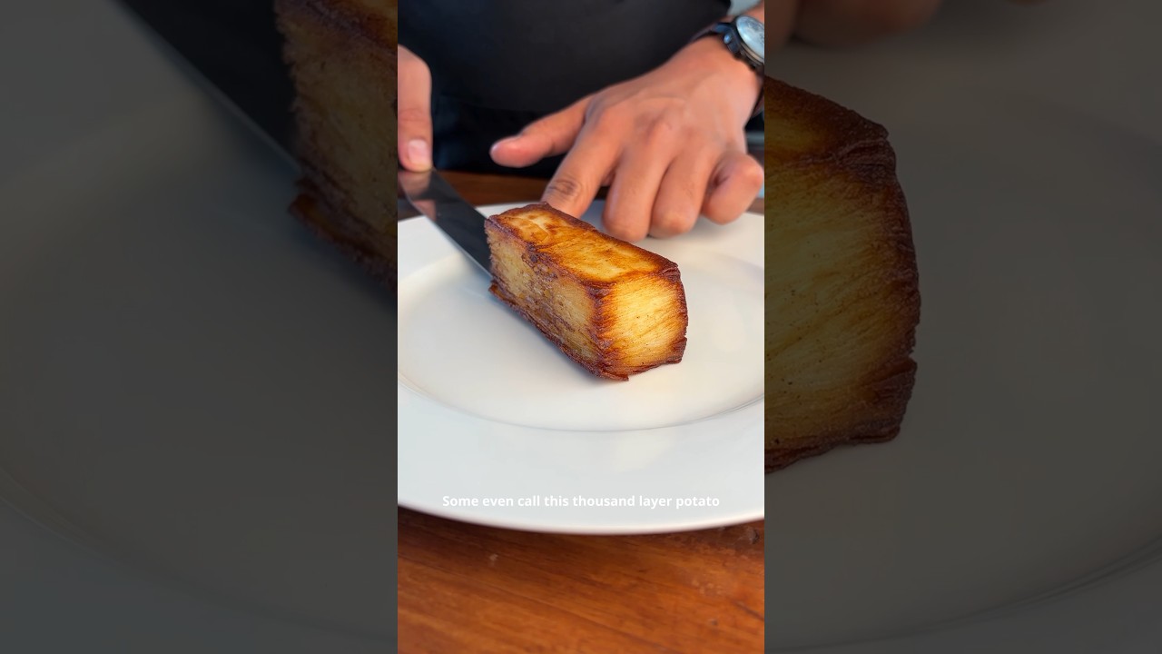 THOUSAND LAYER POTATO RECIPE 🥔 | Pommes Pave | Modernist Cuisine EP7