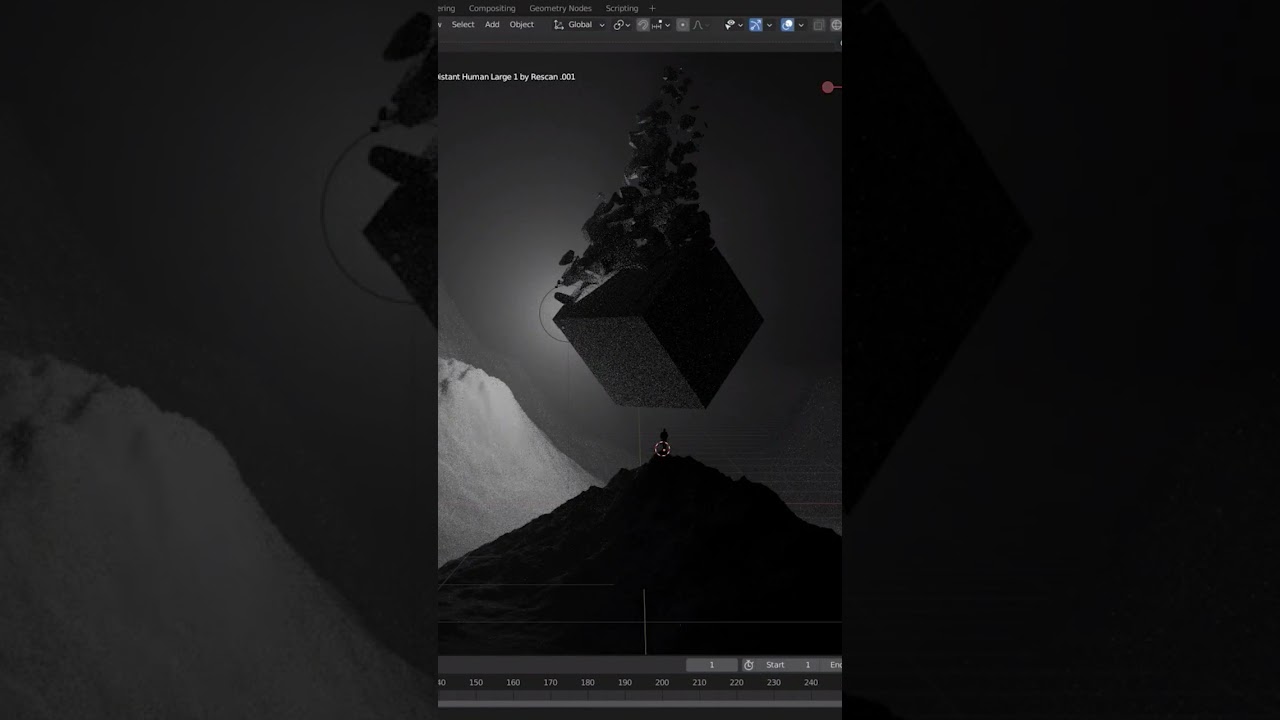 Как я создал это изображение в Blender и Photoshop