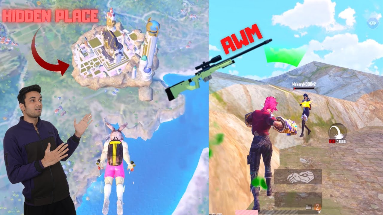 I Go To Again Nimbus Island Hidden Place Mirror World Best Loot In Erangel Map