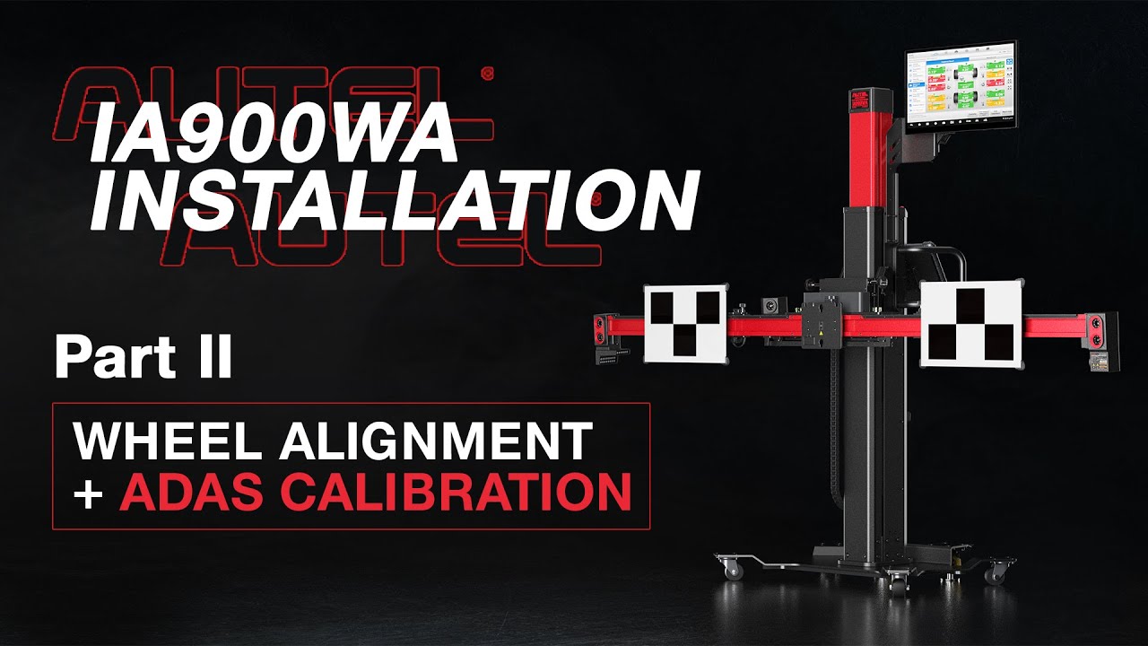 How To Set Up Autel MaxiSYS IA900WA Wheel Alignment + ADAS Calibration - Complete Installation Guide