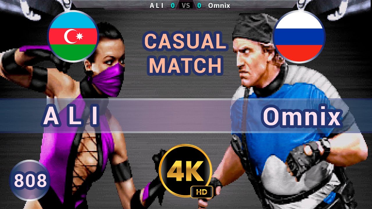 UMK3 - 🇦🇿 A L I vs Omnix 🇷🇺 CASUAL / 4K 60 FPS 