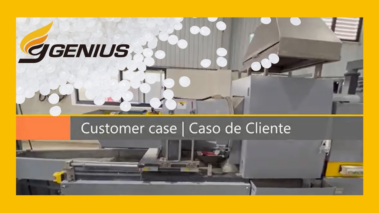 Cutter Compactor Recycling Machine KR 135 for material PP flake | Customer case - Genius Machinery