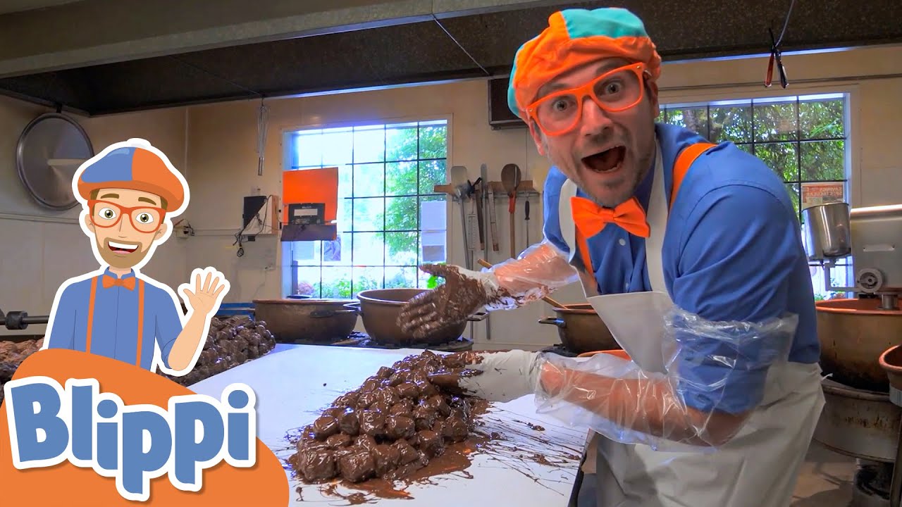 Blippi Visits a Chocolate Factory! | Fun & Educational Videos For Kids