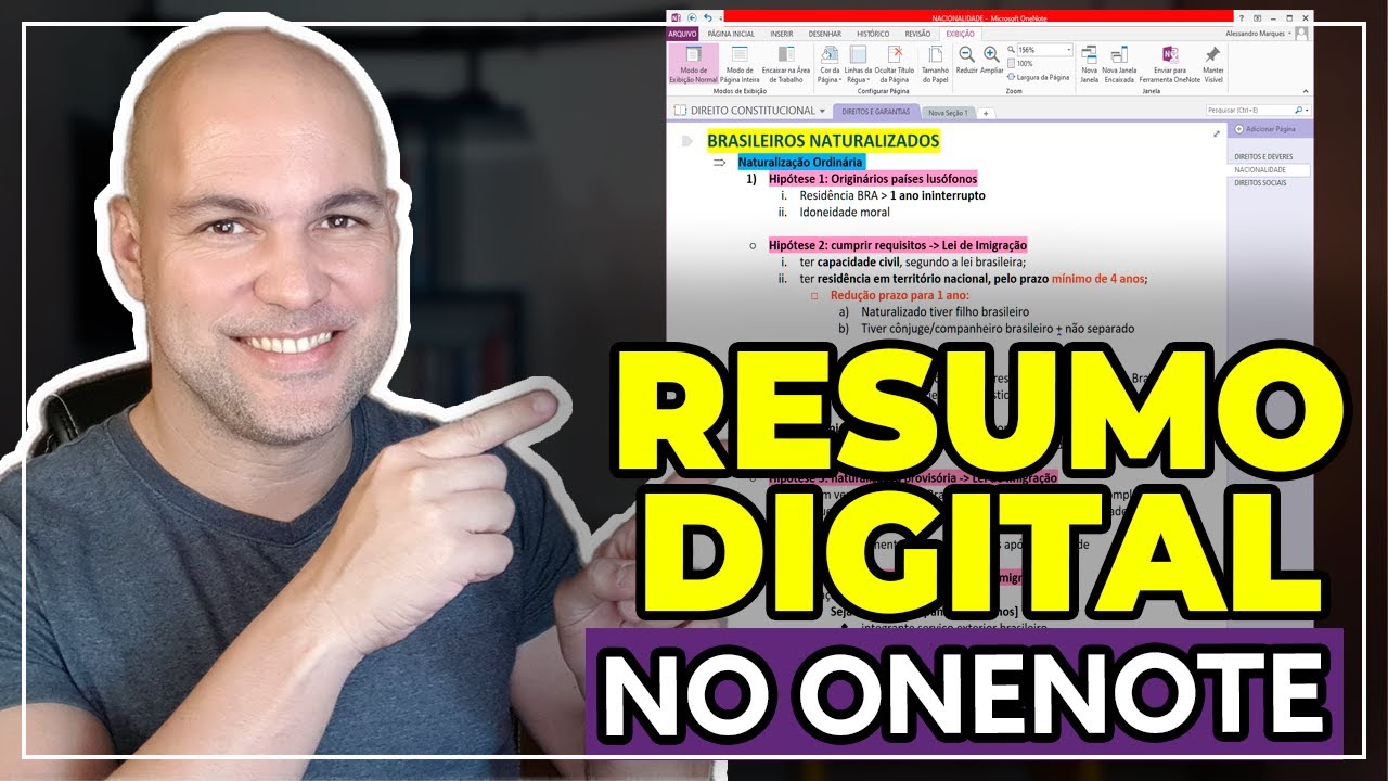 Resumo Digital no OneNote | Criando um CADERNO DIGITAL