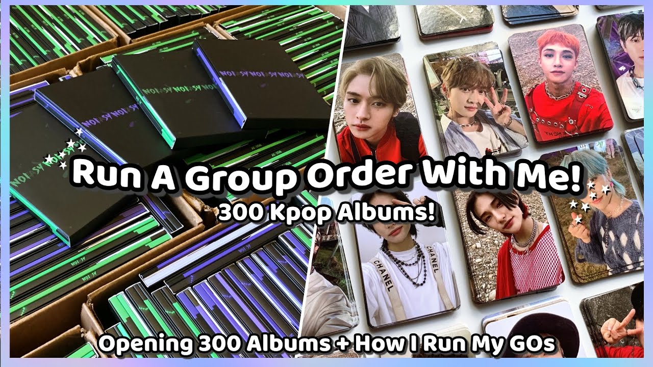 Run a Group Order With Me ✰ Organizing and Sorting 300 Albums!