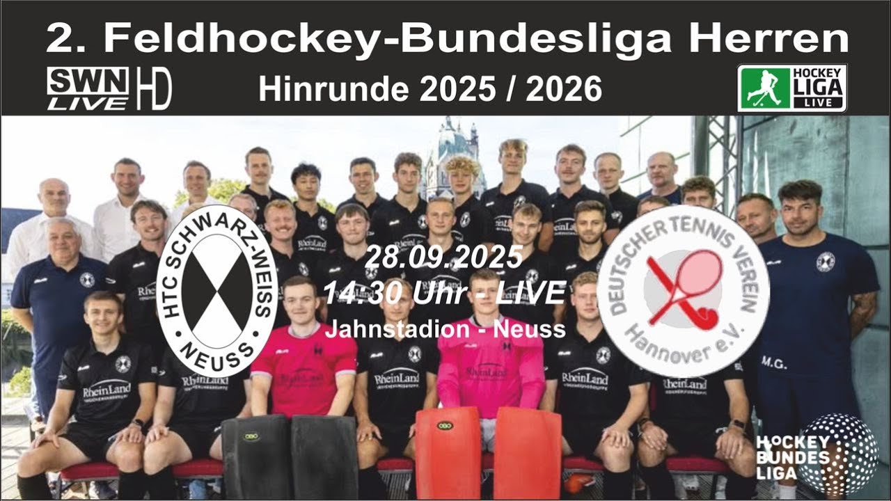 28.09.2025 - 2. Bundesliga Herren - SWN vs. DTVH - Livestream