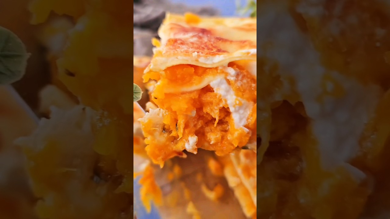 Lasagnes butternut et chèvre !