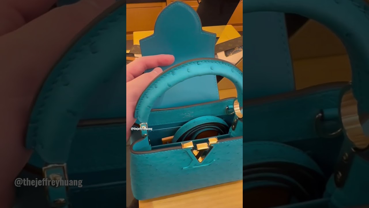 Are exotics your thing? #louisvuitton #louisvuittonbag #minicapucines
