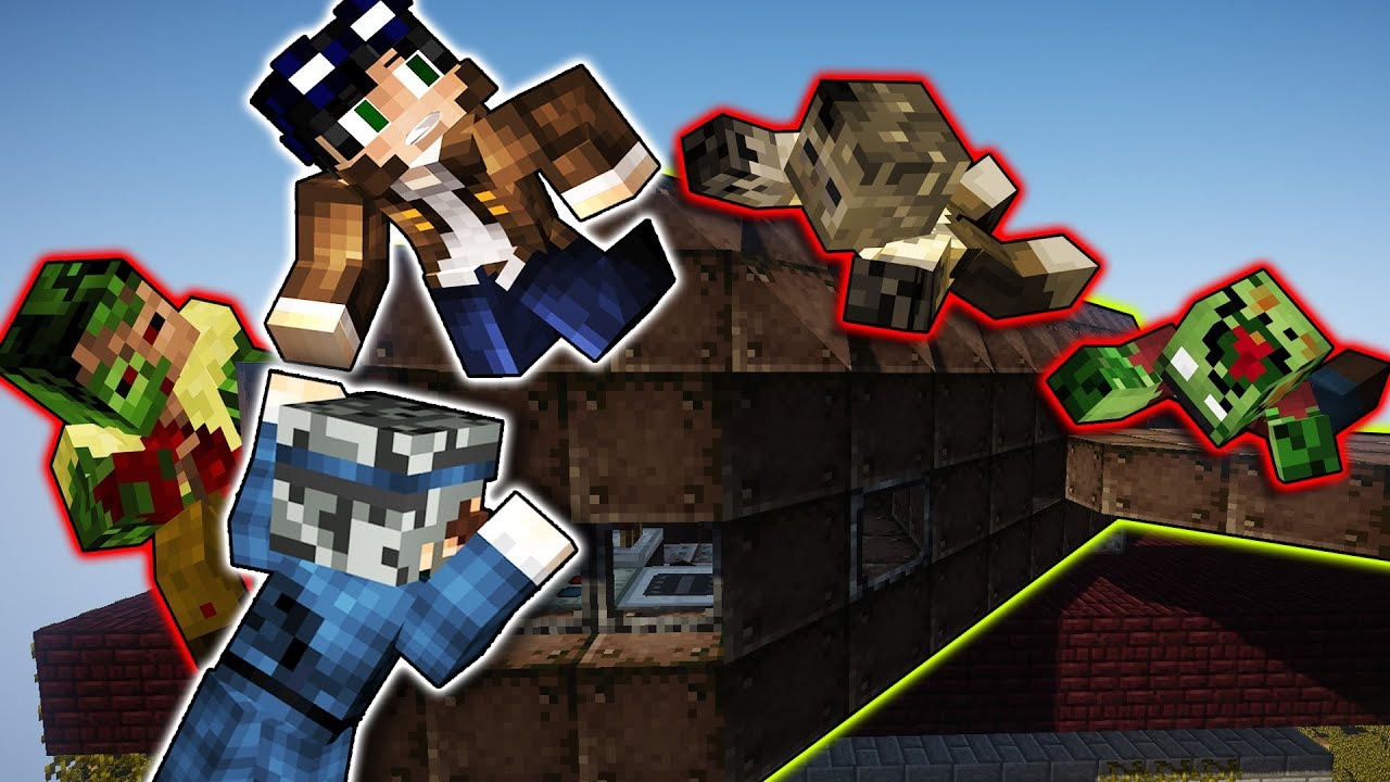 КРУШЕНИЕ САМОЛЕТА. ЗАДАНИЕ ГАНЗЫ. ДЕНЬ 9 -  ЯДЕРНЫЙ ЗОМБИ АПОКАЛИПСИС МАЙНКРАФТ