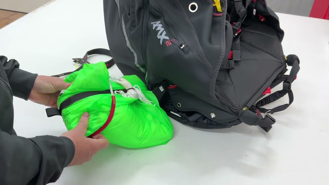 Instalação paraquedas / Parachute Installation - Selete AMX 2 / Paragliders Harness AMX 2