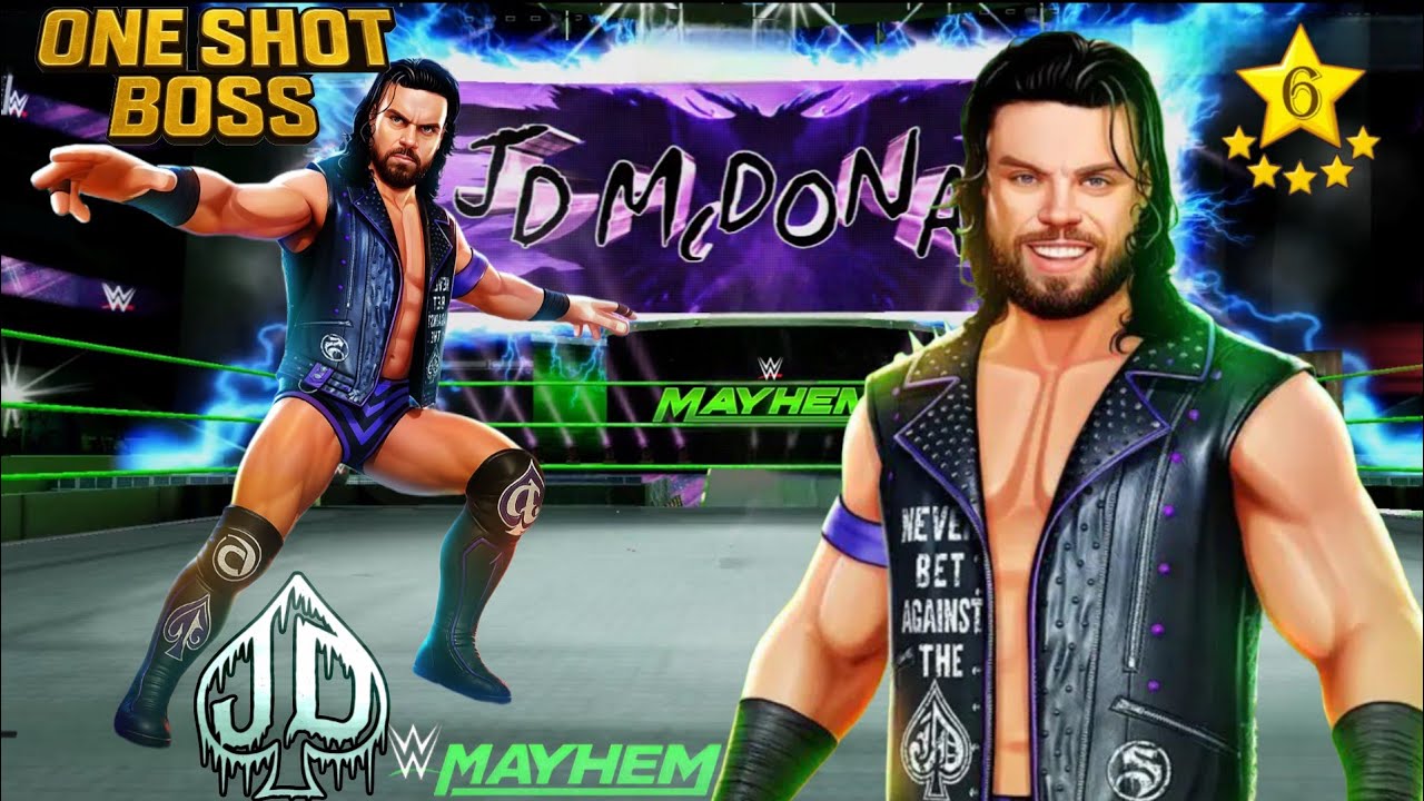 6 Star JD MCDONAGH ONE SHOT BOSS EVENT WWE MAYHEM