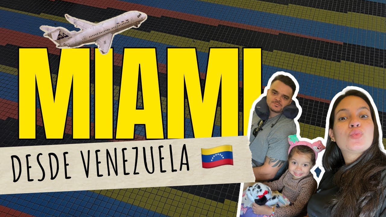 Viajamos desde VENEZUELA🇻🇪 a MIAMI 🇺🇸en un solo día 