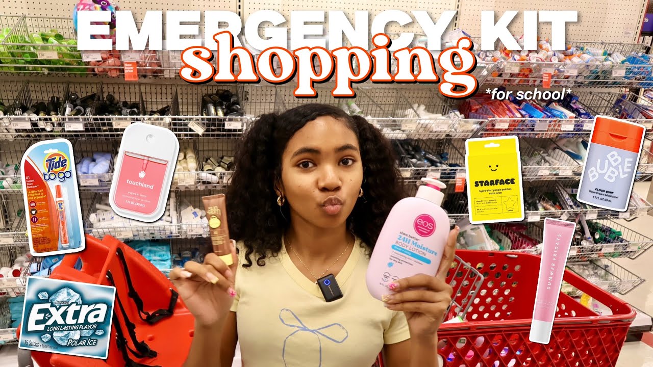 Emergency Kit & Hygiene Shopping For School!