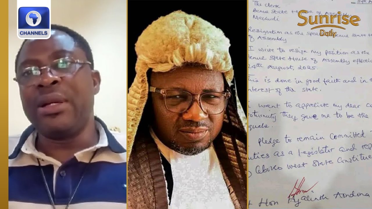Benue Speaker Dajoh Resigned To Stabilise Govt, Had Governor&rsquo;s Support - Lawmaker