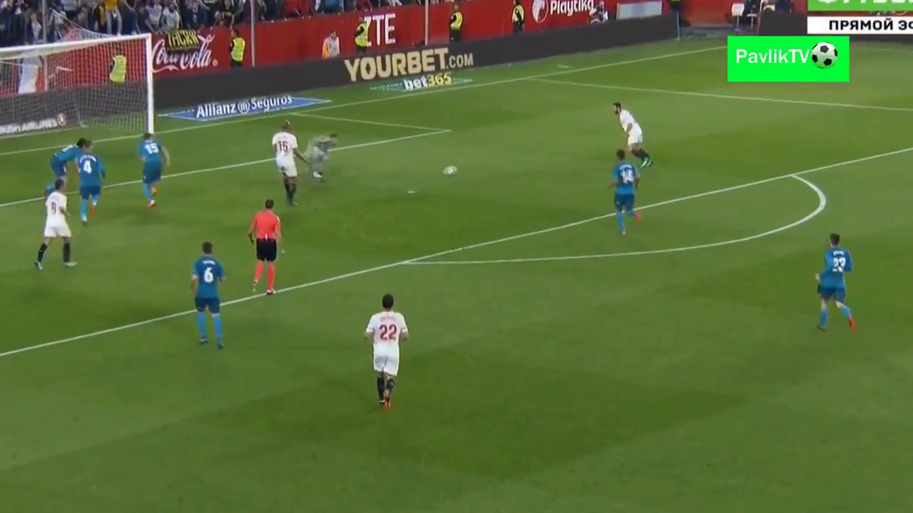 gol de miguel layun - sevilla vs real madrid