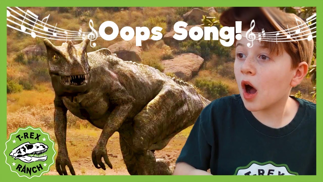 Oops! Slipping and Sliding Song, Plus More Dinosaur Songs by T-Rex Ranch!