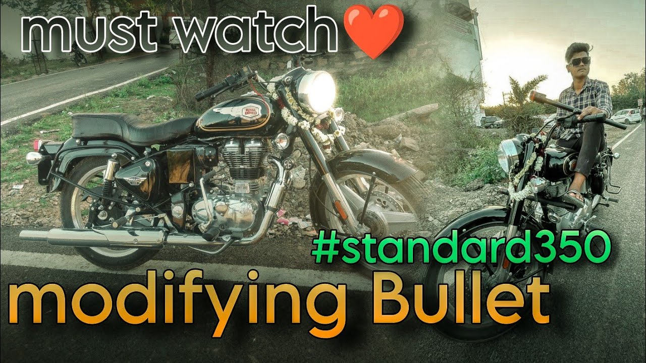 Royal enfield bullet standard 350 modification || bs6 2023..