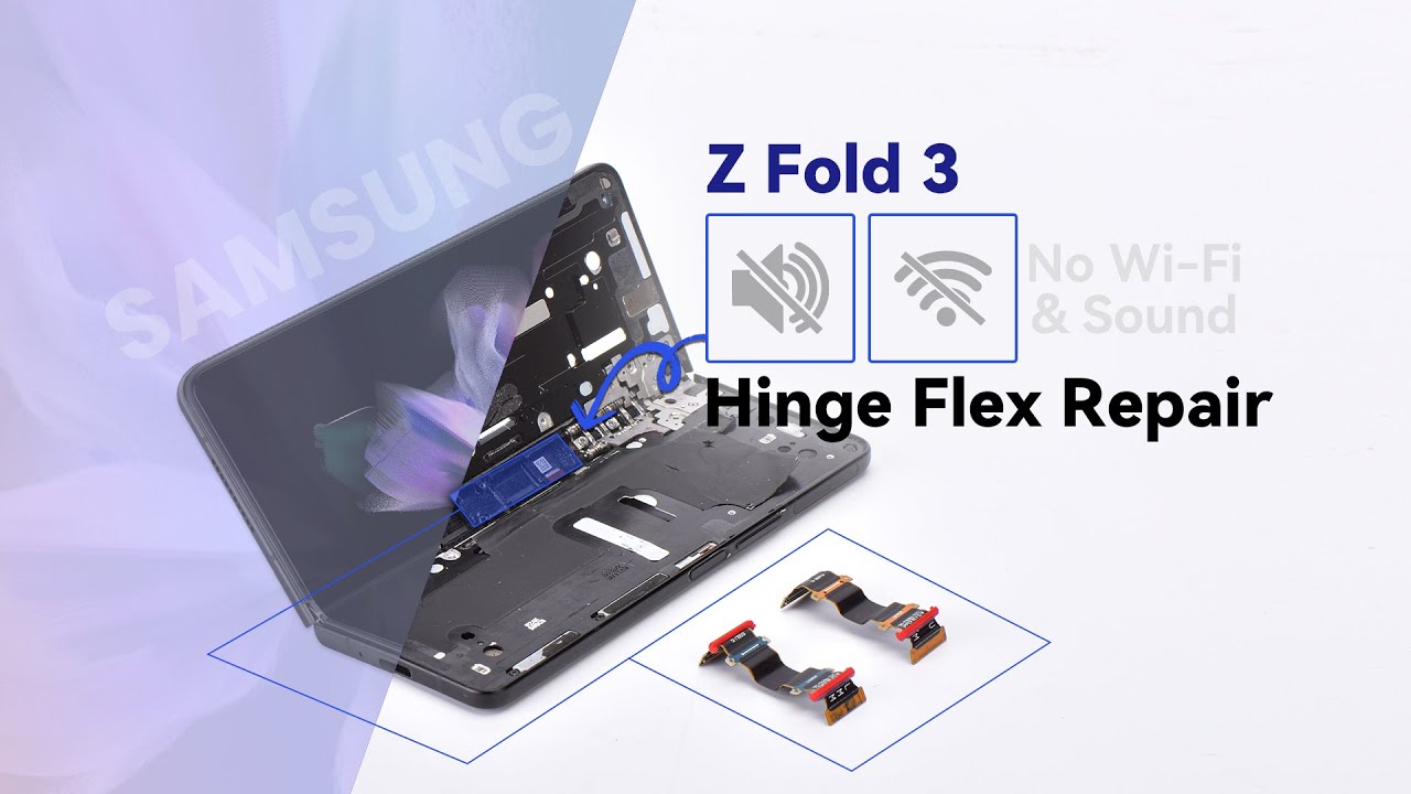 Samsung Z Fold 3 Hinge Flex Cable Replacement
