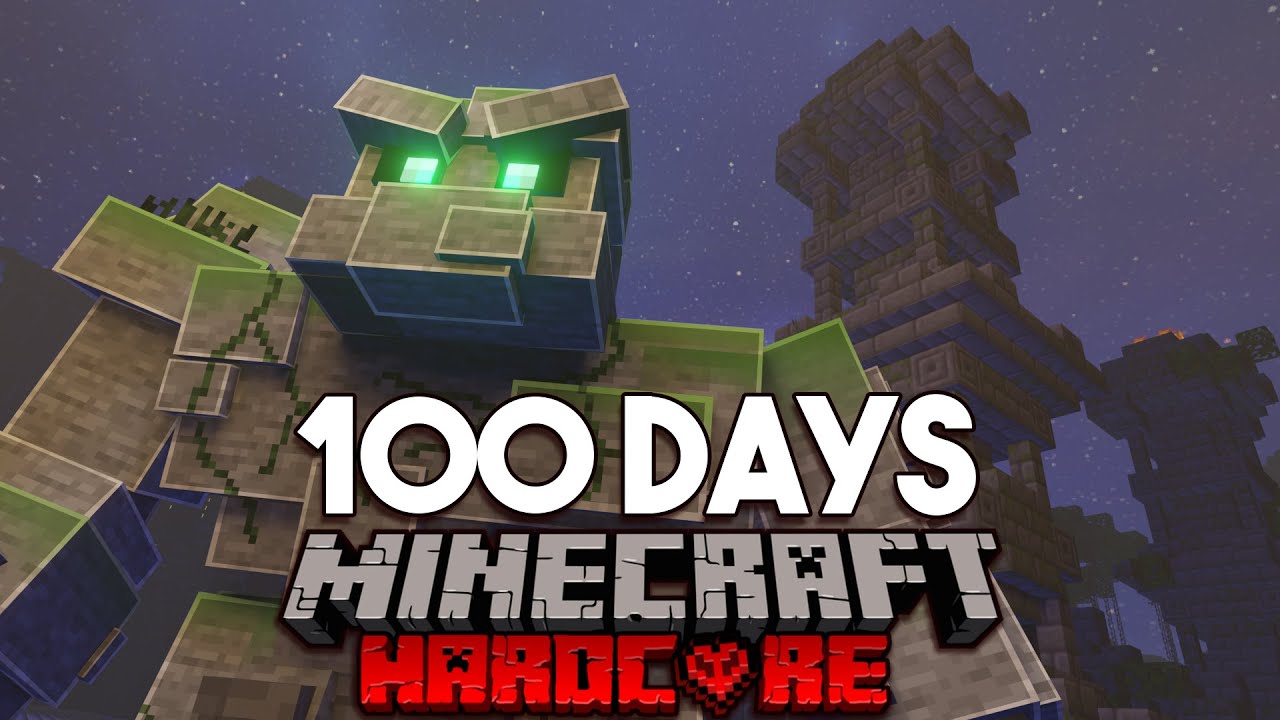 100 Days on FORBIDDEN ISLAND in Minecraft Hardcore