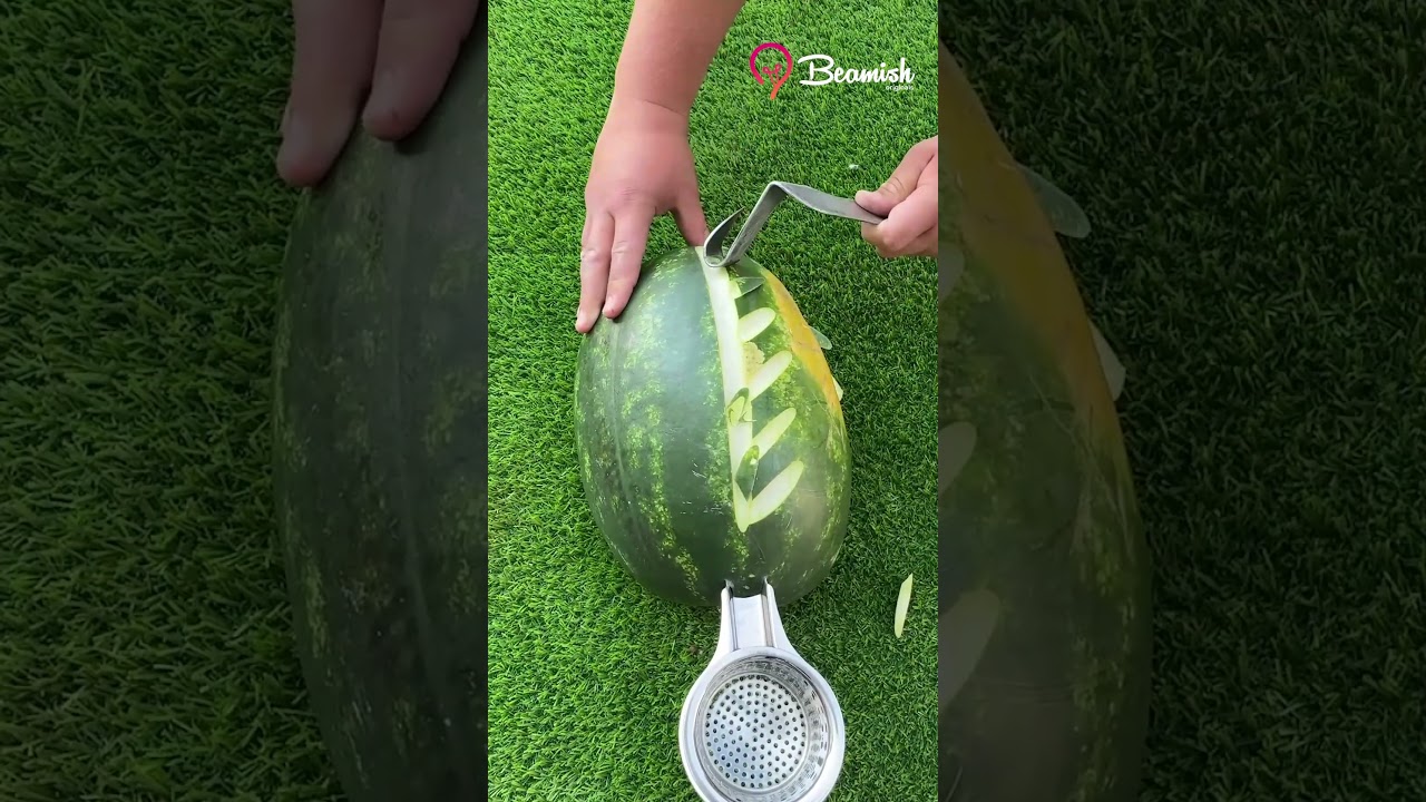 Easy Watermelon Slice Craft #simple #cute #watermelon #slicing