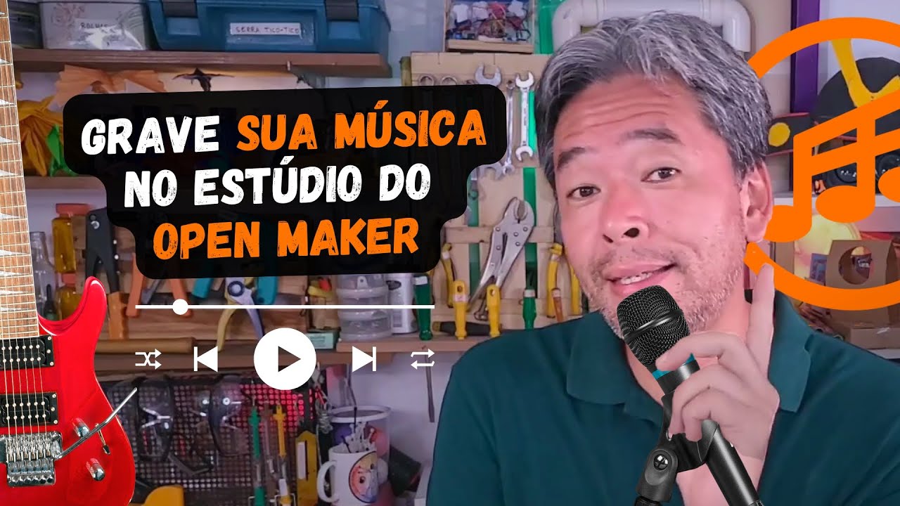 Etapas para gravação no estúdio comunitário