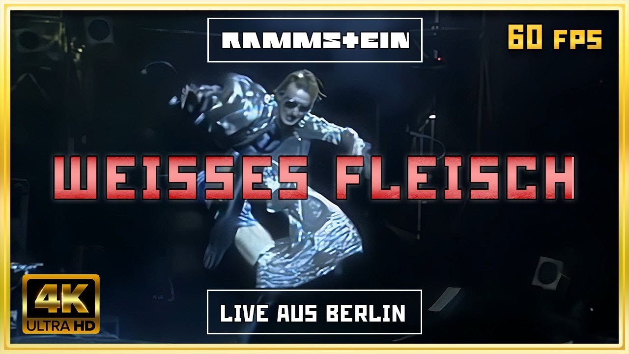 Rammstein: Weisses Fleisch live aus Berlin 1998 Русские субтитры 4K 60fps remastered