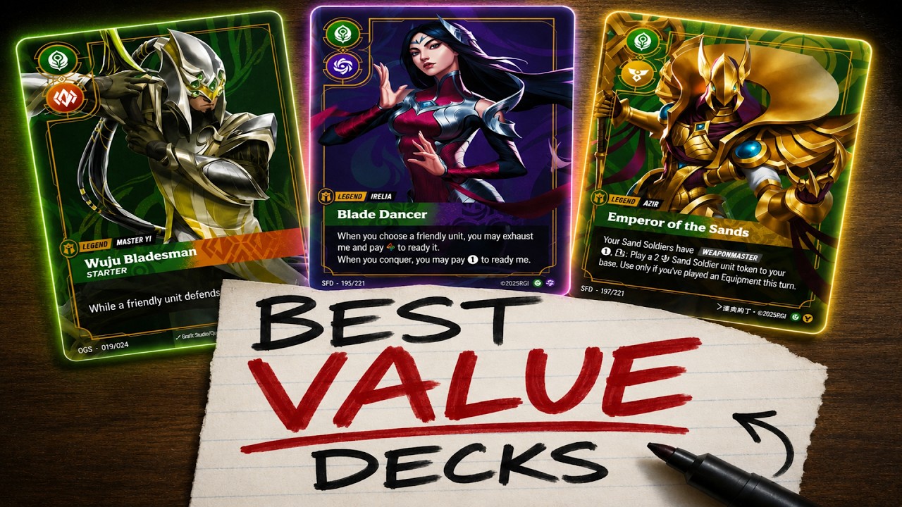 The BEST Value Decks In Riftbound Right Now! (Set 3 Unleashed)