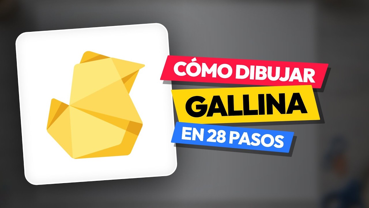 🐓 Cómo dibujar una gallina origami paso a paso | Tutorial completo y creativo