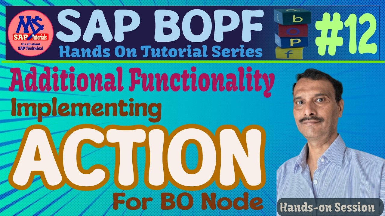 Действия в BOPF (Учебное пособие по BOPF - #12)